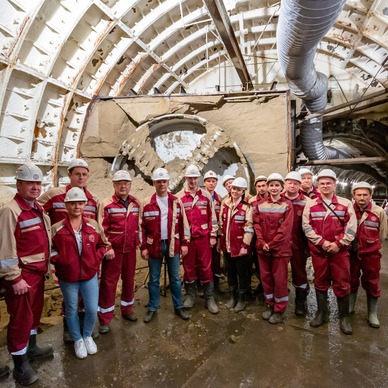 Завершение проходки второго вентиляционного тоннеля левой ветки в электродепо «Лихоборы»