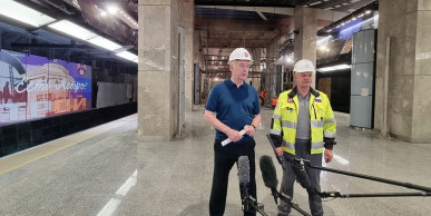 Труду метростроителей посвятили новую станцию БКЛ